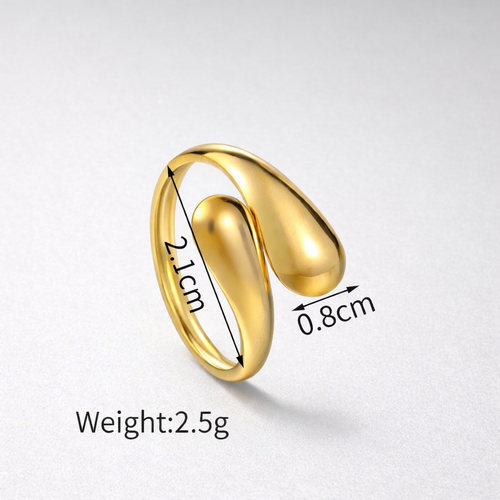 Minimal Open Ring - 316L Stainless Steel - Stainless Steel 316L